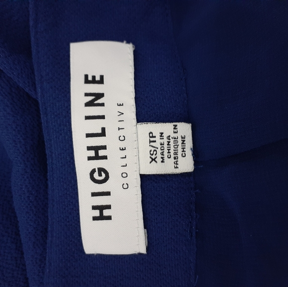 Highline Collective Midi Skirt Button Front Pockets A-Line Sz XS POCKETS Crepe - Picture 3 of 5